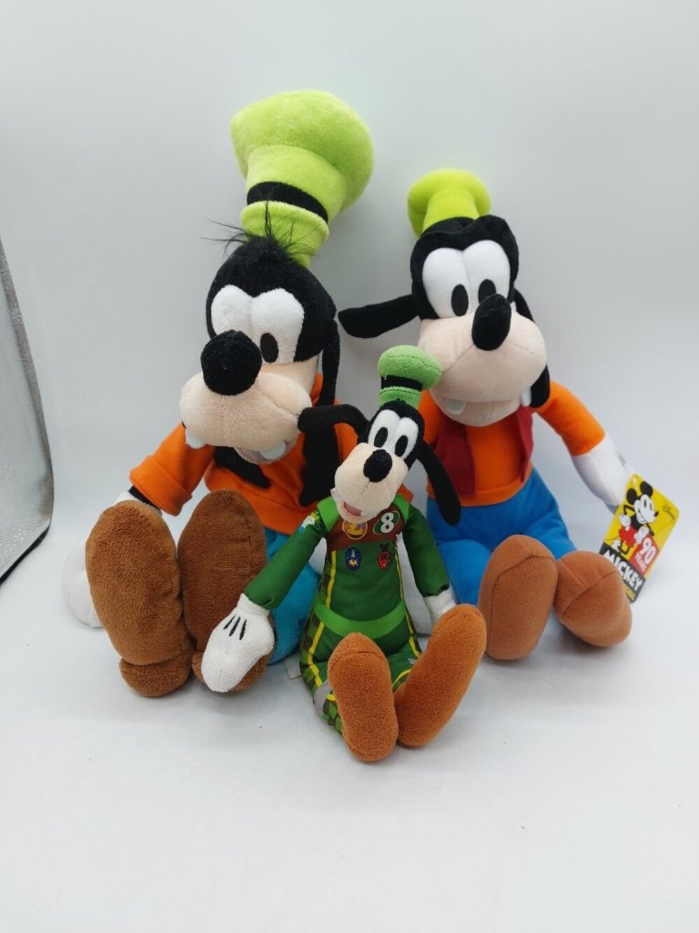 Disney Goofy Plush Stuffed Animal Toy Various Brands And Sizes Lot Of 3
